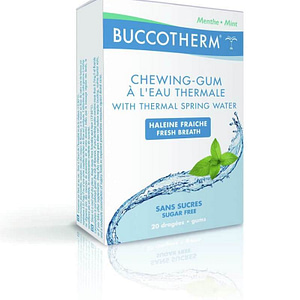 Buccotherm Organic Chewing Gum Τσίχλα για αντικατάσταση βουρτσίσματος 20 τμχ