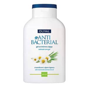 Natural Antibacterial Intimate Care Gel Φυσικό Σαπούνι για την Ευαίσθητη Περιοχή Χαμομήλι και Τεϊόδεντρο Olival 250ml