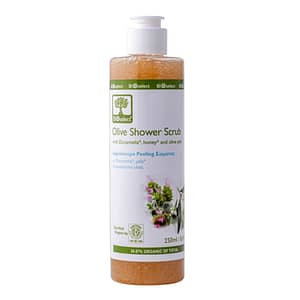 Olive Shower Scrub Bioselect 250ml