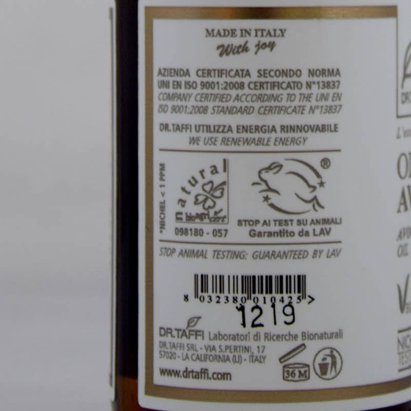 avocado oil dr taffi