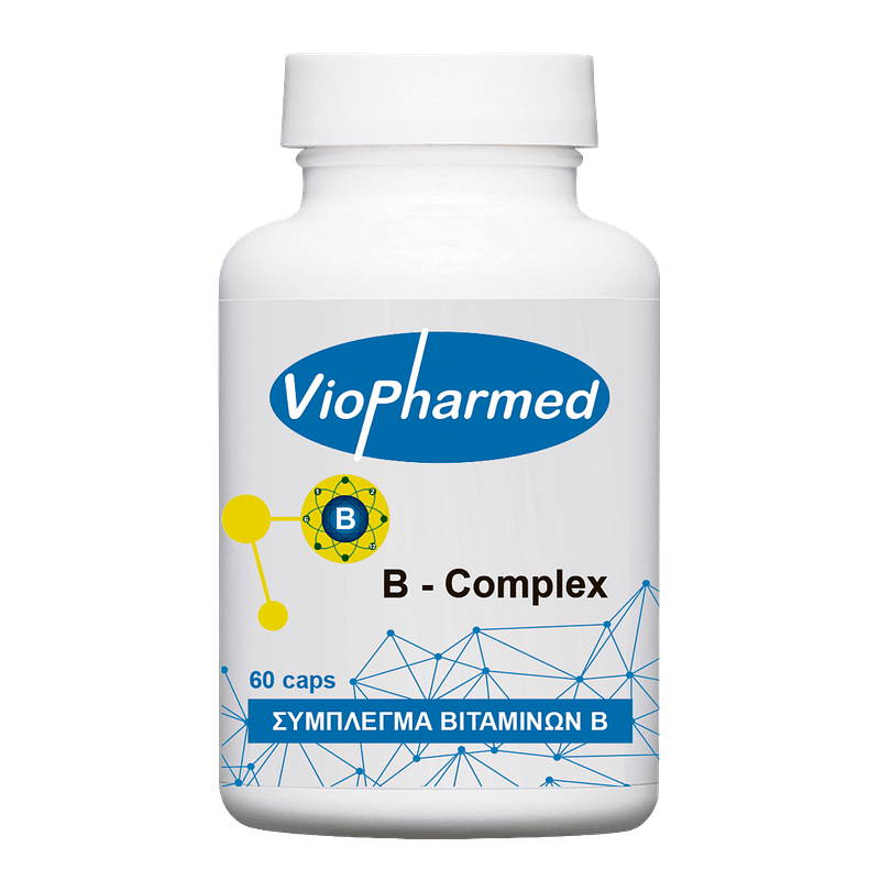 Viopharmed B-Complex 50 Σύμπλεγμα Βιταμινών Β 60 Κάψουλες