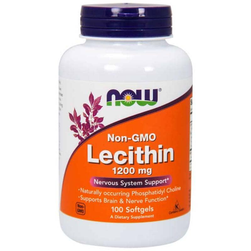 Now Foods Non Gmo Lecithin 1200mg 100 μαλακές κάψουλες