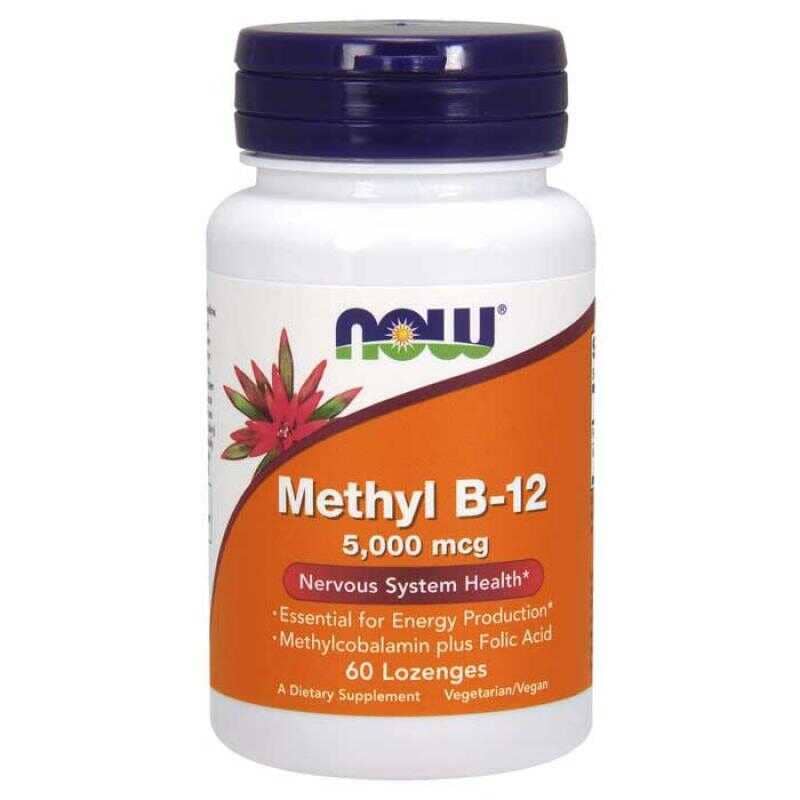 Now Foods Methyl B12 5000 mcg 60 παστίλιες