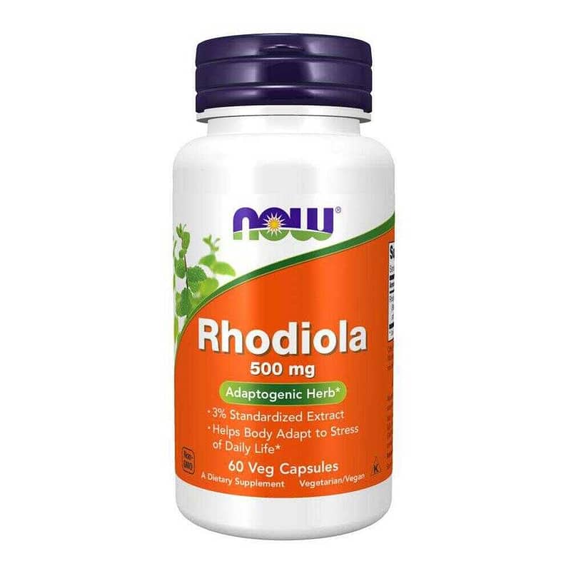 Now Foods Rhodiola Rosea 500mg 60 Κάψουλες