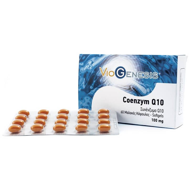 Viogenesis Coenzyme Q10 100 mg 60 κάψουλες